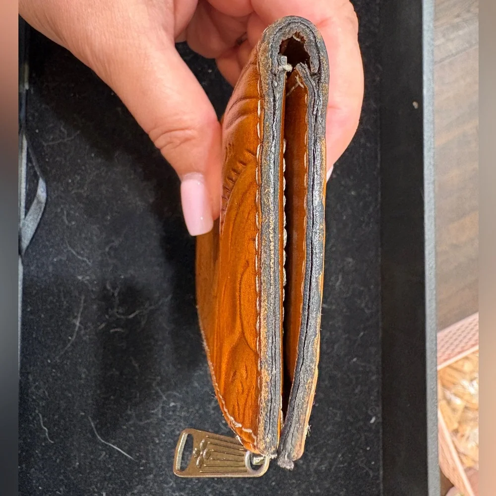 Patricia Nash Tan Embossed Wallet